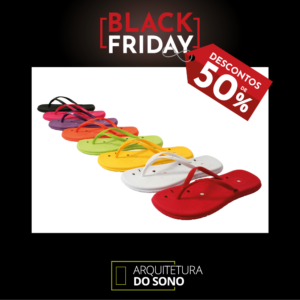 Chinelo Magnético Black Friday
