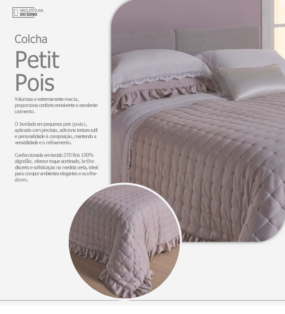 Colcha Petit Pois Buddemeyer Luxus